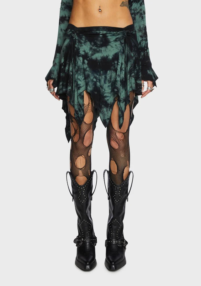 Reading Palms Mini Skirt