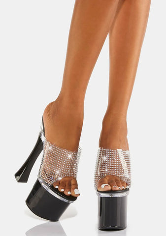 Angel Diamante Platform Heels