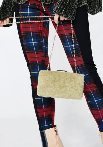 Mark My Words Fuzzy Crossbody