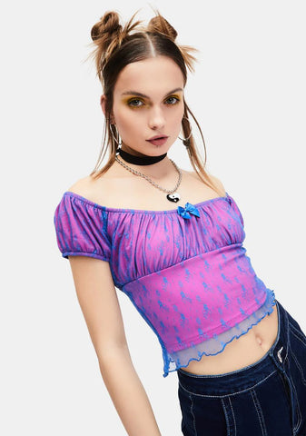 My Own Rhythm Lace Crop Top