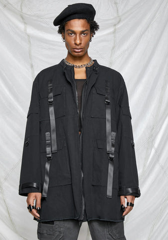 Synth Unisex Washed Utility Jacket