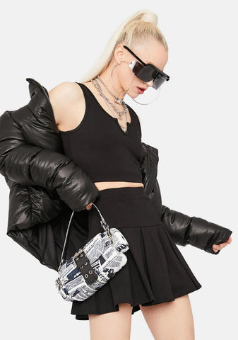 Wicked Cheerful Player Tank Pleated Skirt Set