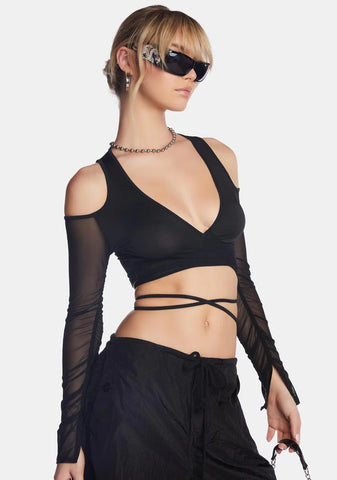 Break The Web Crop Top