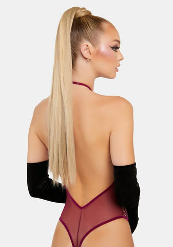 Pick My Petals Sheer Bodysuit