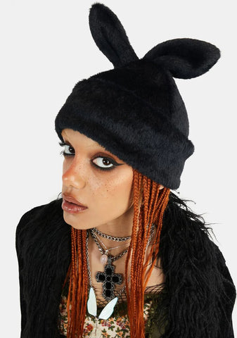 Hop To It Faux Fur Beanie