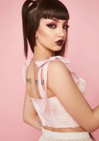After School Rules Bustier Top