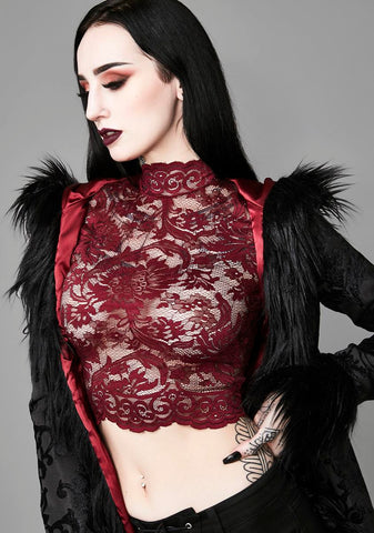 Ominous Trance Lace Top