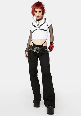 Devilish Deceit Harness Graphic Tee
