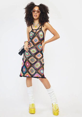 Chasing Dreams Crochet Dress