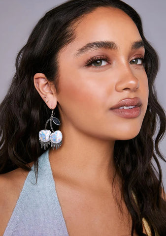 Melty Flavor Cherry Earrings