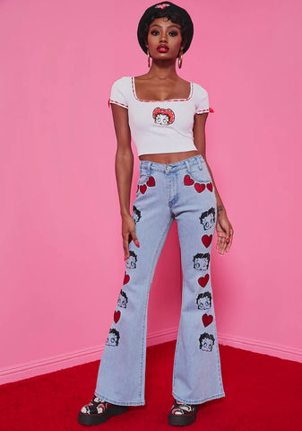 Bling Bling Boop Flare Jeans