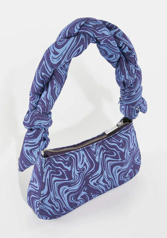 Blue Swirl Shoulder Bag