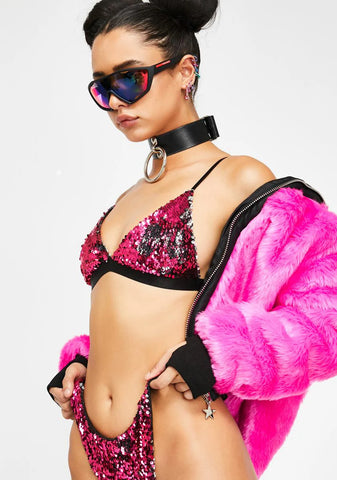 Hot Pixie Playroom Sequin Bra