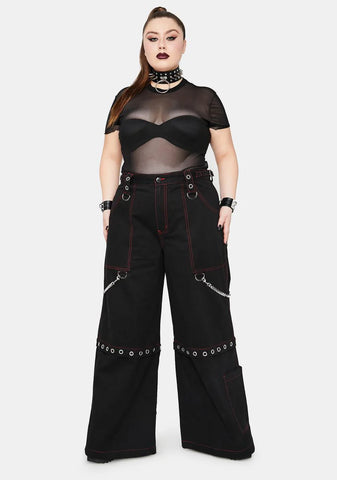 Her Power Of Evil Convertible Wide Leg Pants