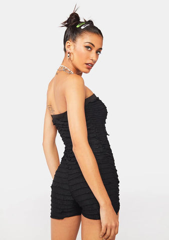 Owe U Nothing Ruffle Romper