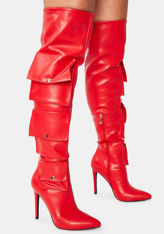 Rocket Thigh High Boots