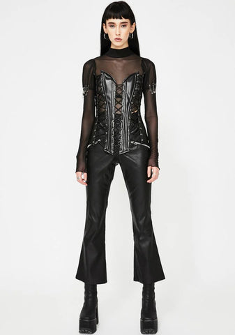 Top Drawer Lace-Up Corset