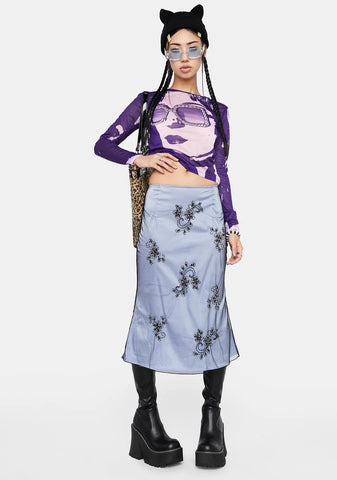 Saving Face Mesh Graphic Tee