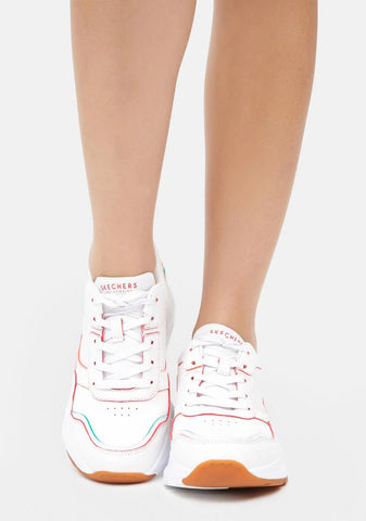 White Rovina Colorful Wayz Sneakers