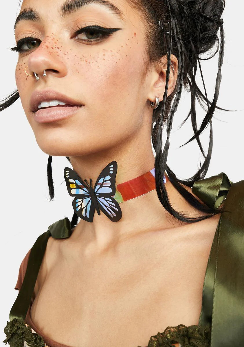Fairy Door Butterfly Choker Set
