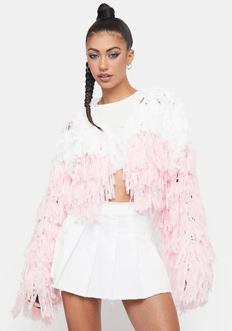 Sweet Shake It Off Fringe Jacket