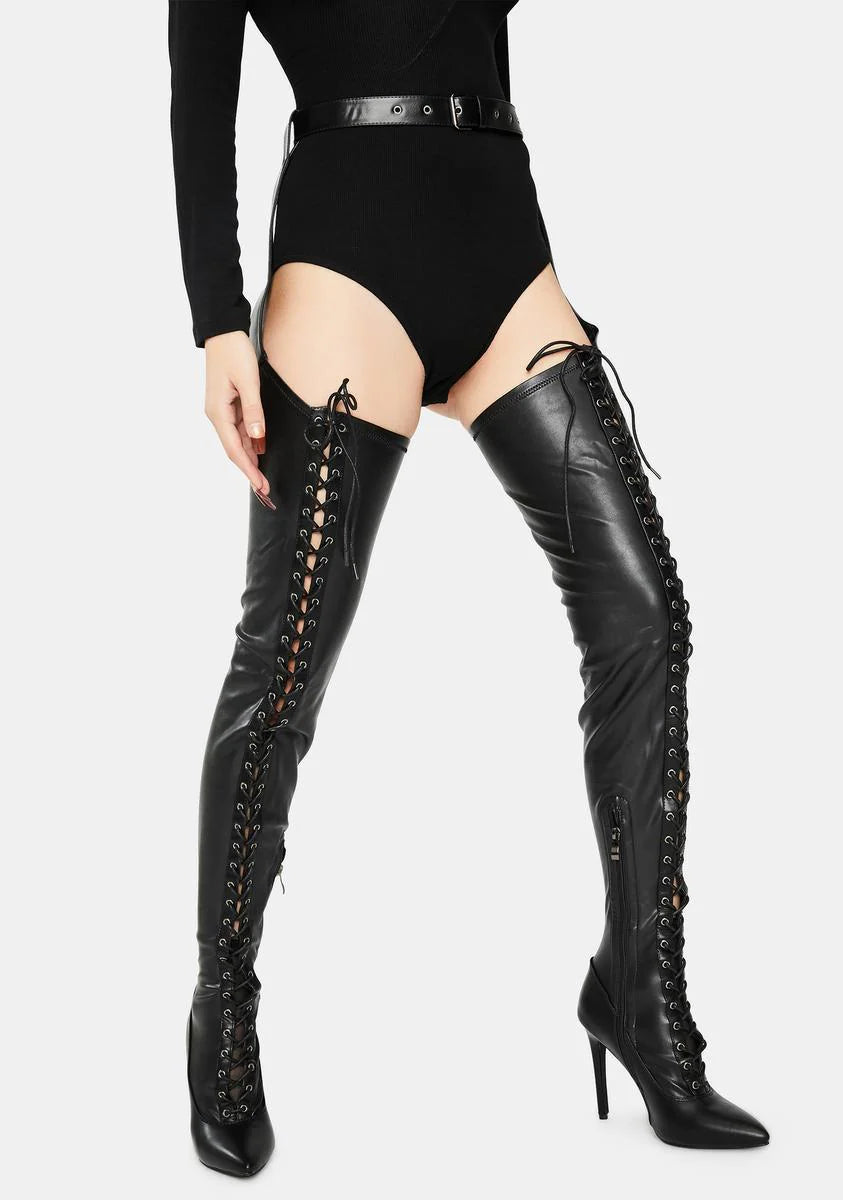 Shower You With My Attention Stiletto Boots