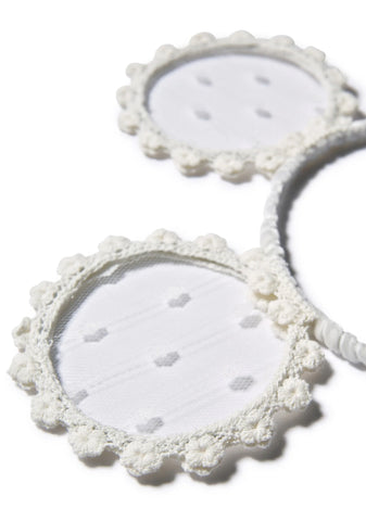 Babe-y Bear Headband - White