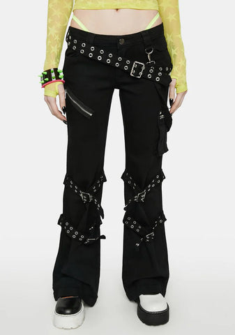 Vile In Denial Buckle Pants