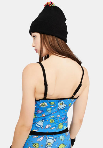 Whole New World Alien Print Cami