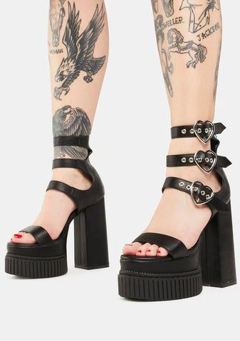 Painkiller Platform Creeper Sandals