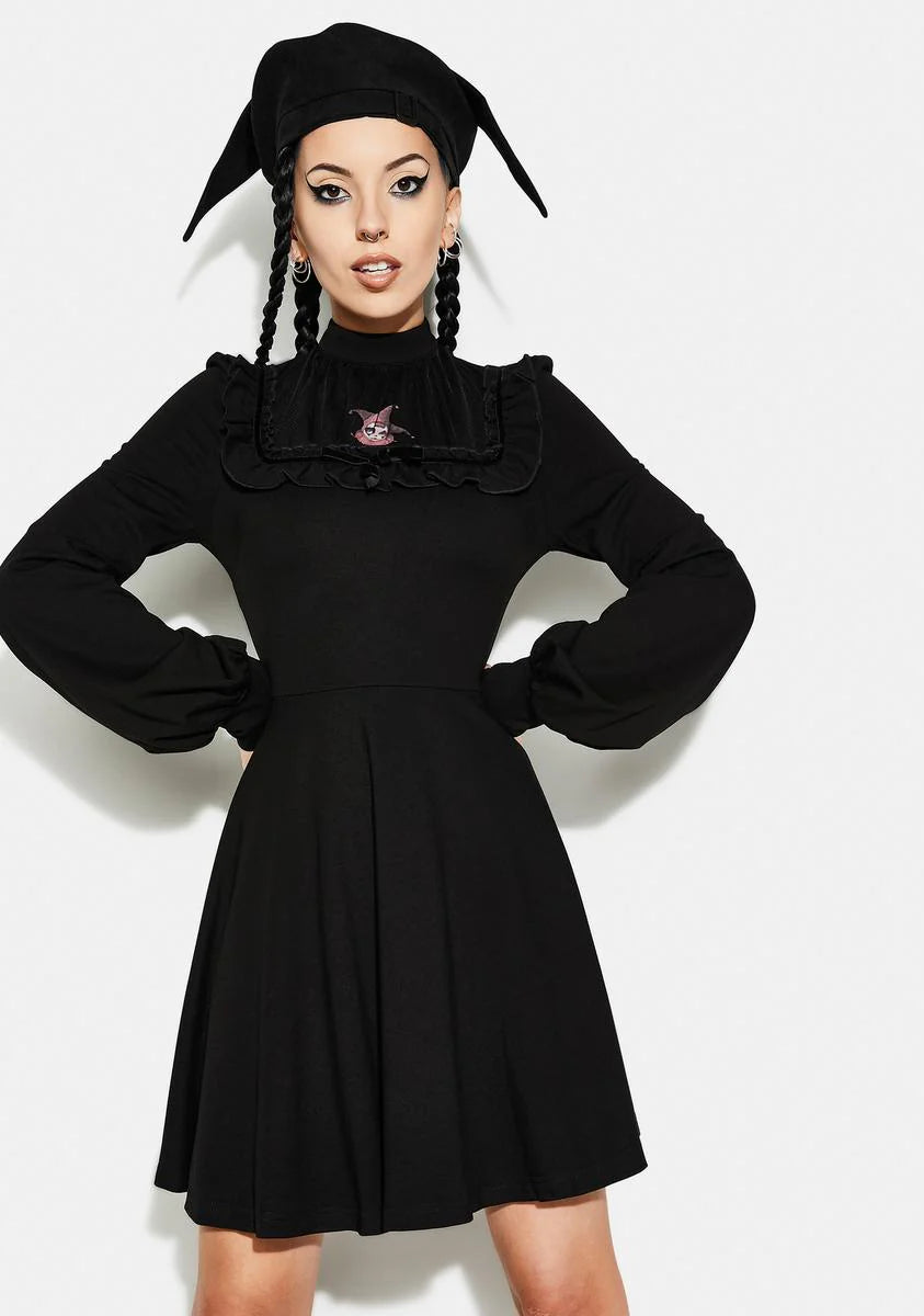 Daily Life Clown Print Dress