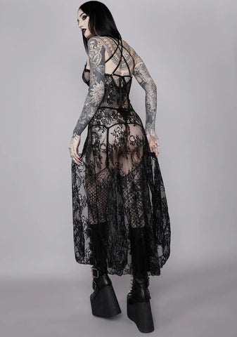 Spirit Of Late Lace Maxi Dress