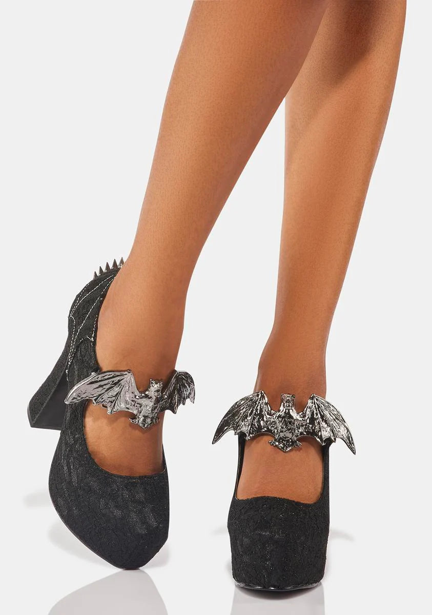 Demon-18 Platform Mary Jane Pumps