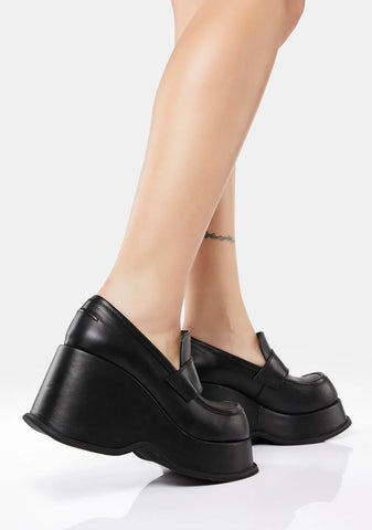 Soul Meets Body Wedge Loafers