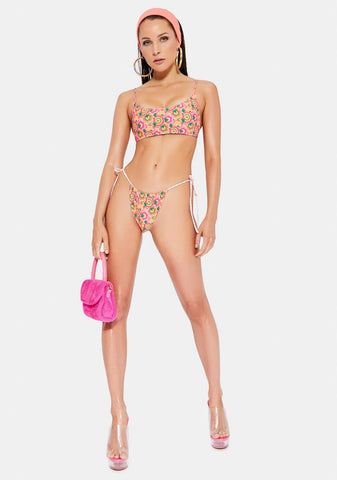 Sienna Mod Floral Bikini Top