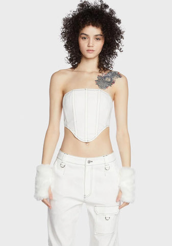 Off The Cuff Faux Fur Gloves