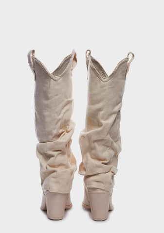 Natural Prairie Girl Cowboy Boots