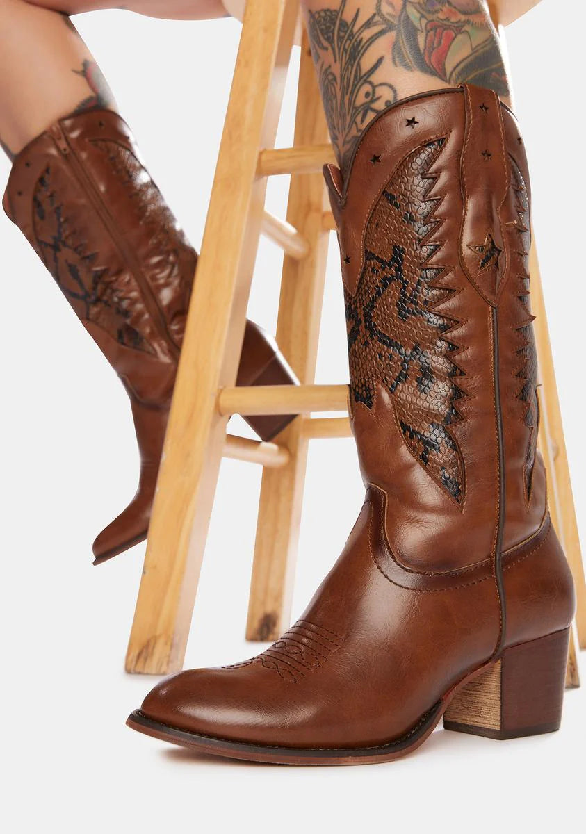 Whiskey Ride 'Til Dawn Cowboy Boots