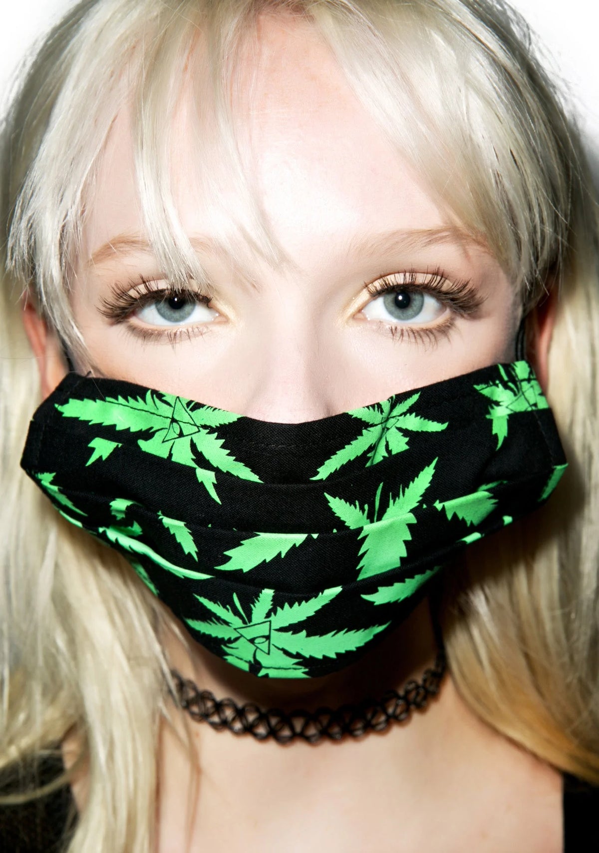 All Seeing Mary Dust Mask - Green