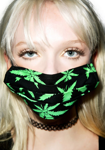 All Seeing Mary Dust Mask - Green