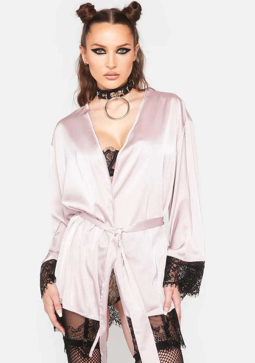 Alaia Mink Caged Kimono