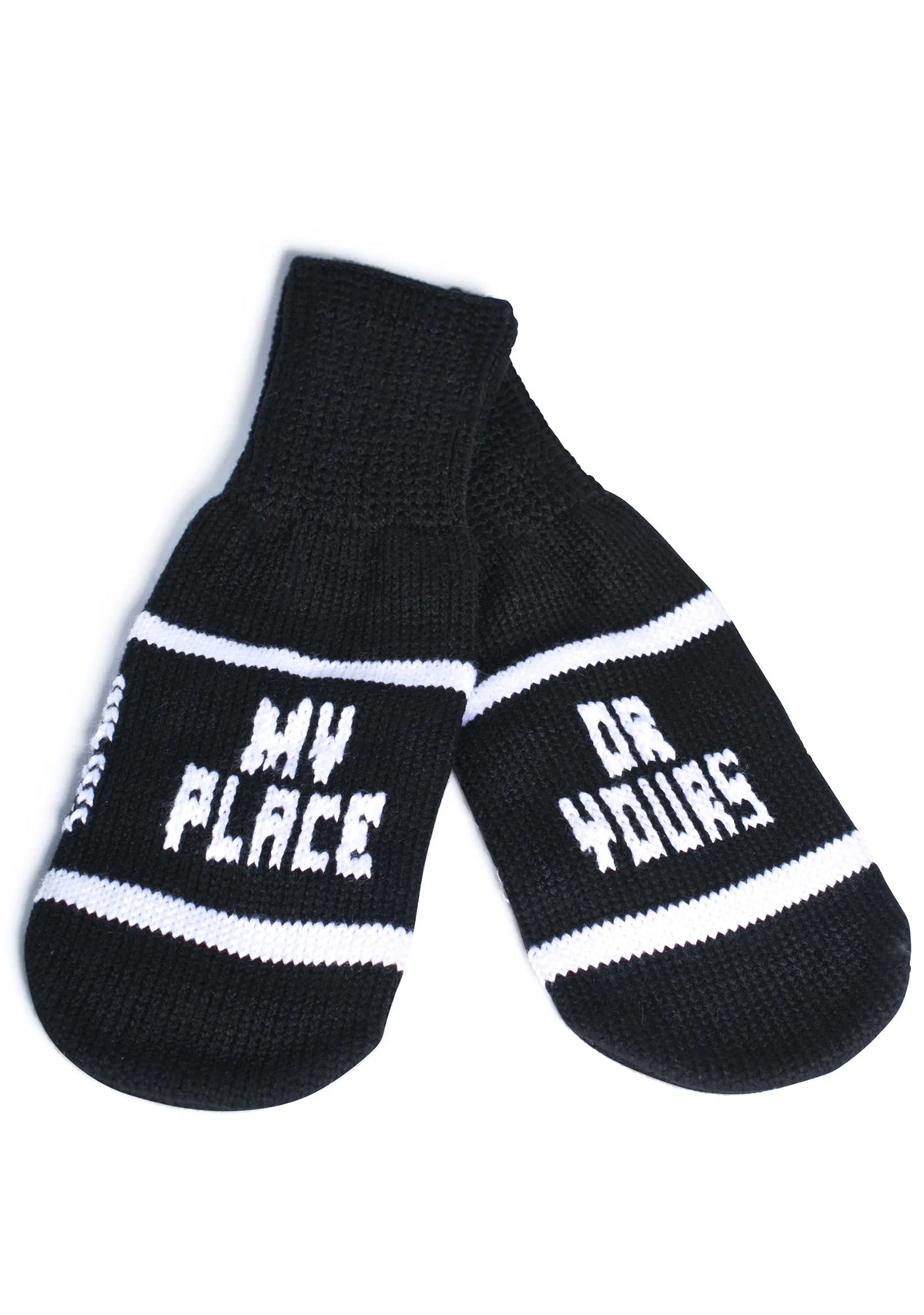 My Place or Yours Mittens