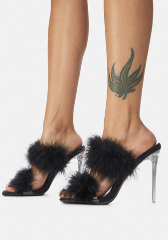 Pixie Faux Fur Heels