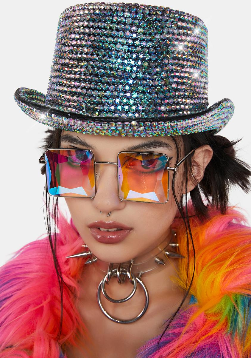Impossible Dream Rhinestone Top Hat
