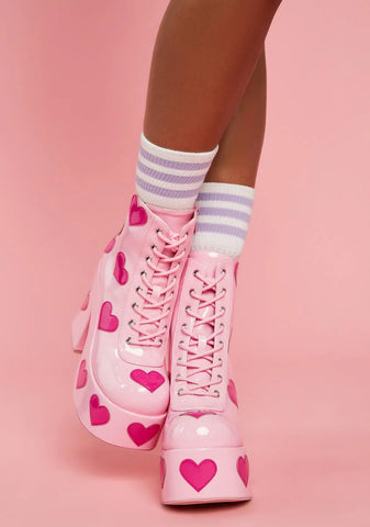 Sweet Retro Romance Ankle Boots