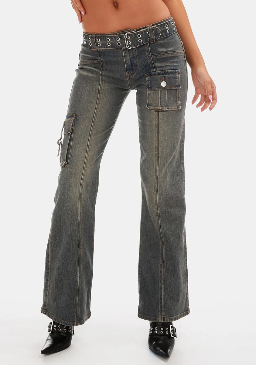 Jaida Cargo Jeans