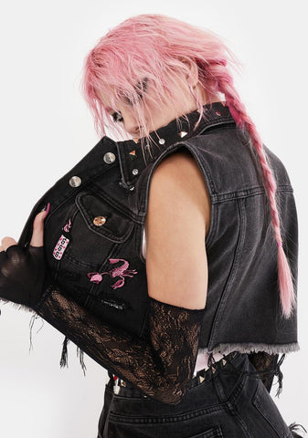 Outta This Town Denim Vest