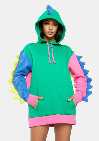 Dino Mighty Colorblock Hoodie