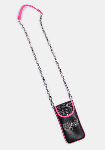 Sparkle Addict Cellphone Crossbody Bag