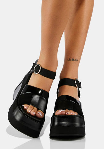 Know I'm Right Platform Sandals